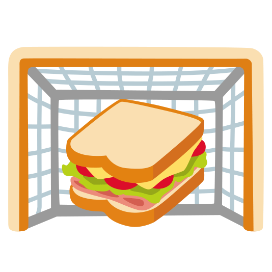 goal net sandwich