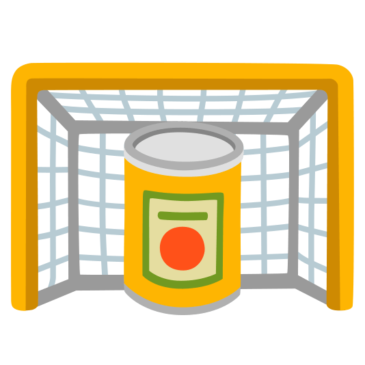 goal net canned food