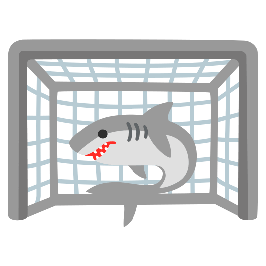 goal net shark