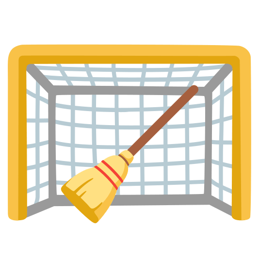 goal net broom