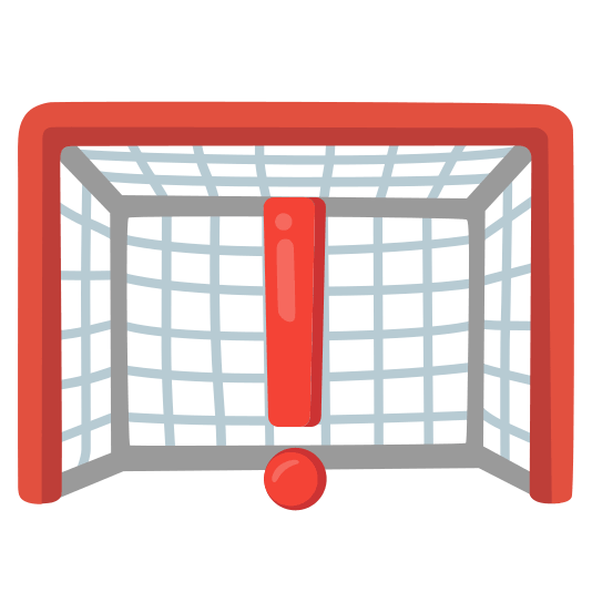 goal net exclamation