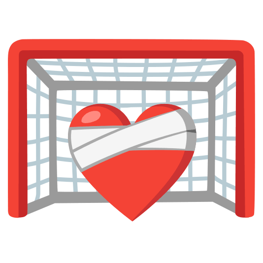 goal net mending heart