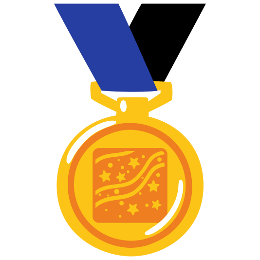 first place medal milky way