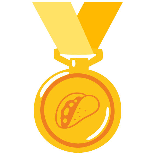first place medal taco