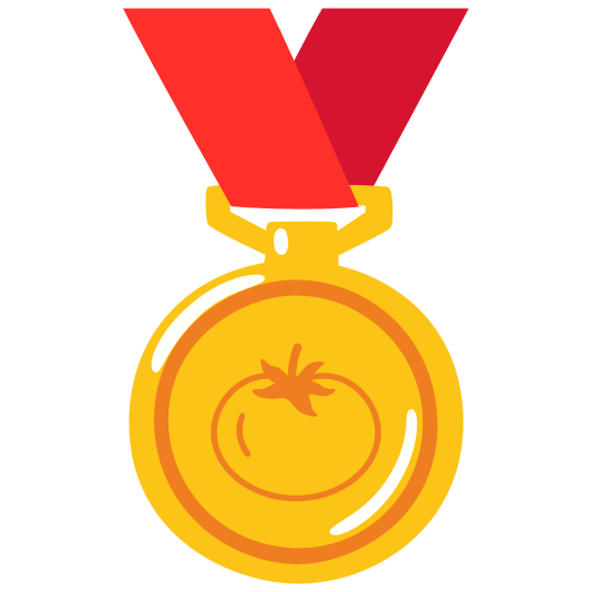 first place medal tomato