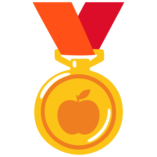 first place medal apple