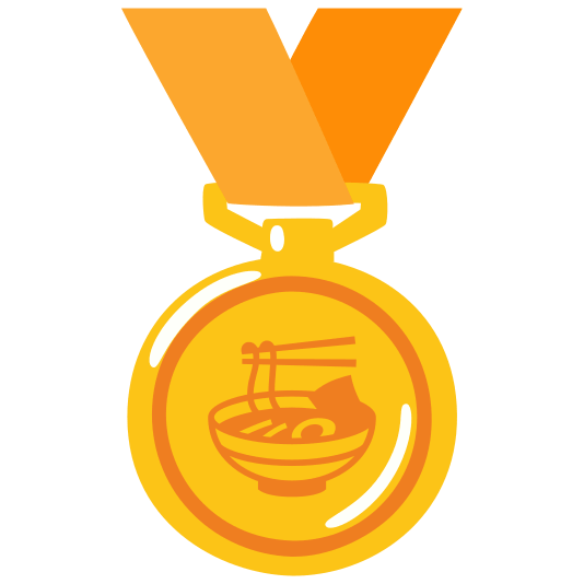 first place medal ramen
