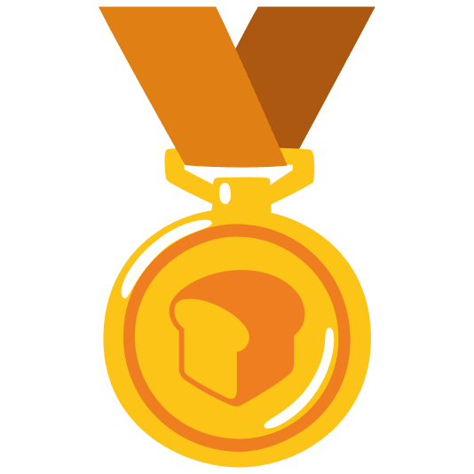 first place medal bread