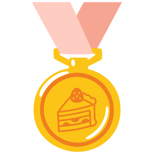 first place medal cake