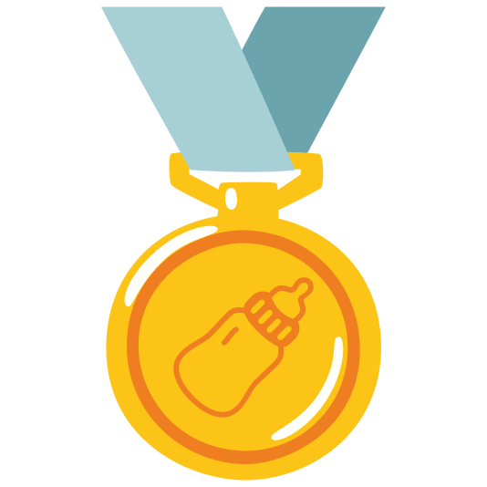first place medal baby bottle