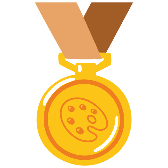 first place medal art
