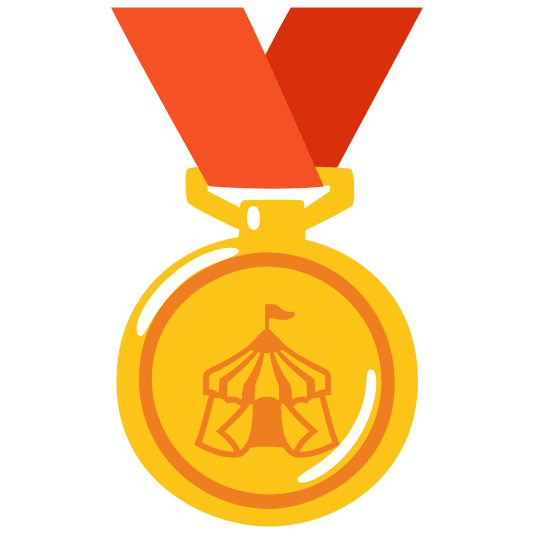 first place medal circus tent