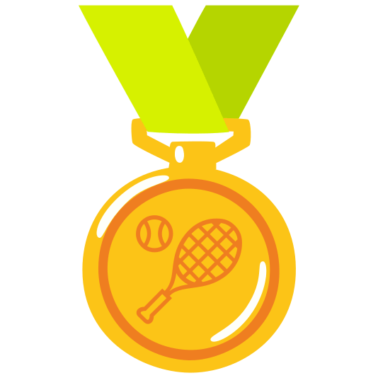first place medal tennis