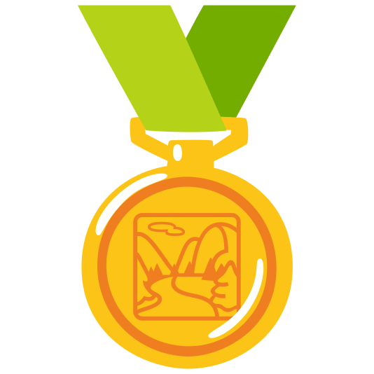 first place medal national park