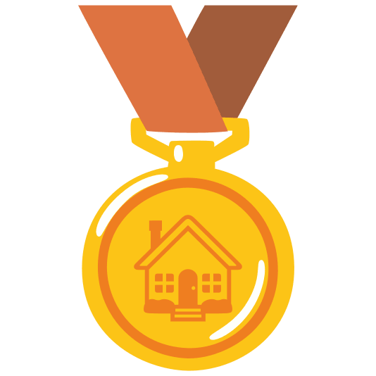 first place medal house