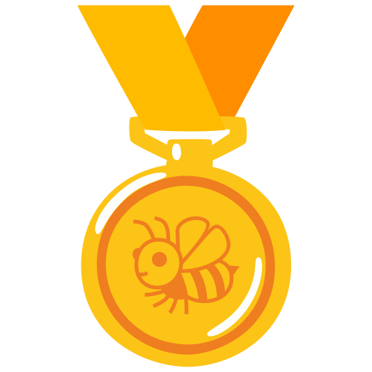 first place medal bee