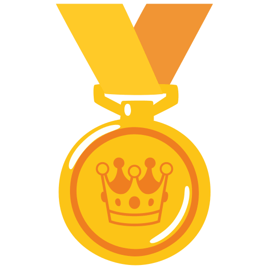 first place medal crown