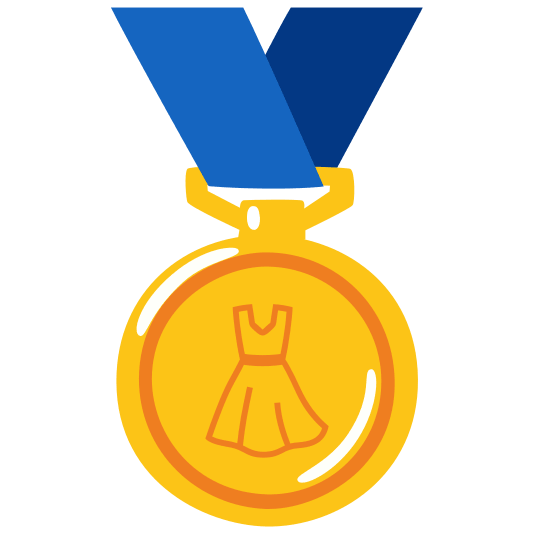 first place medal dress