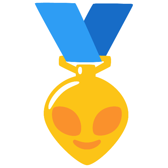 first place medal alien