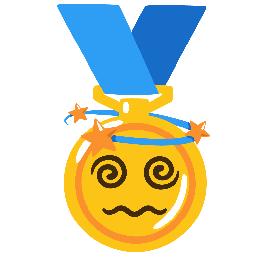 first place medal dizzy