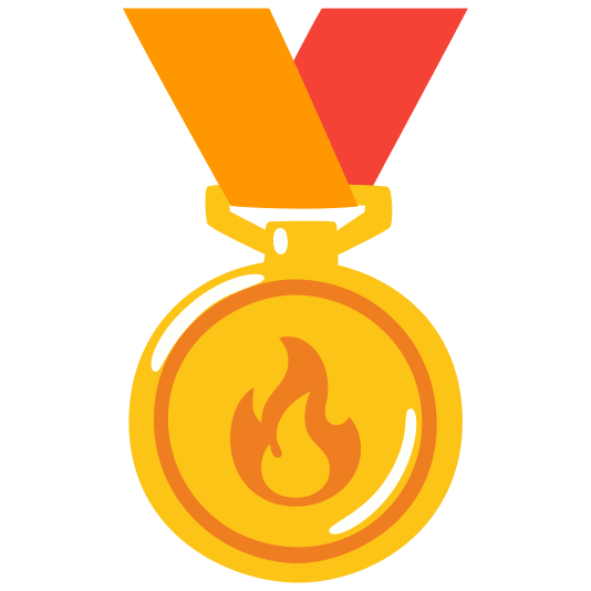 first place medal fire