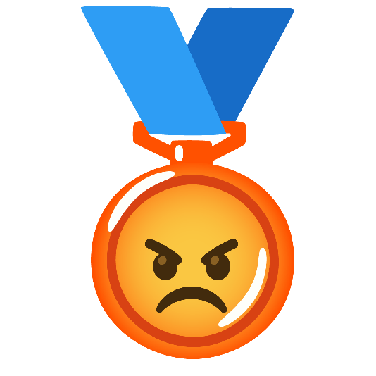 first place medal rage