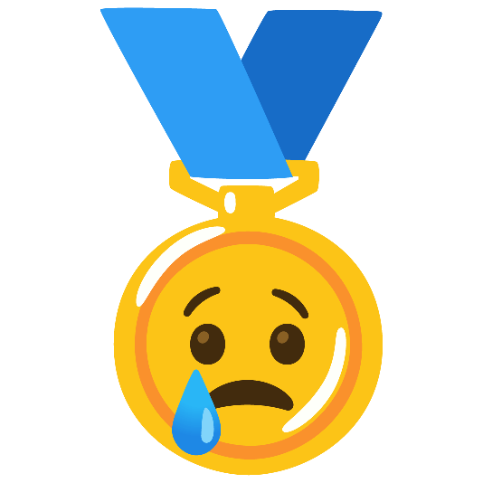 first place medal cry