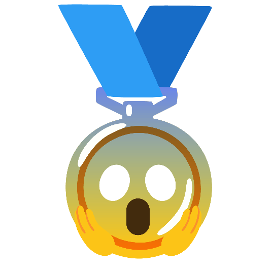 first place medal scream