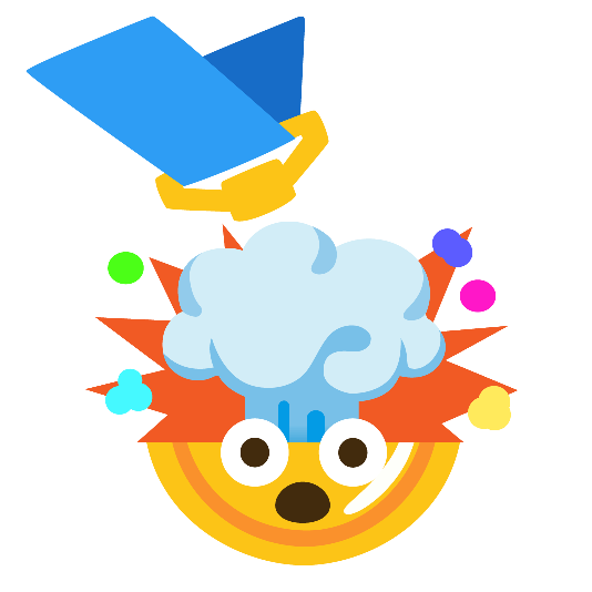 first place medal exploding head