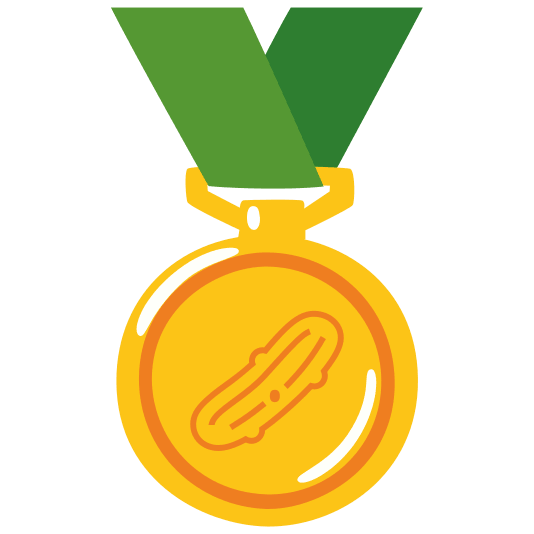 first place medal cucumber