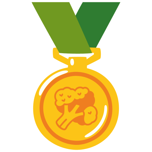 first place medal broccoli