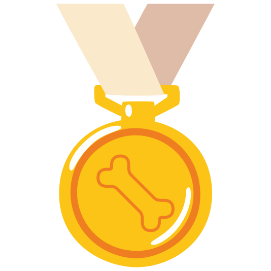 first place medal bone