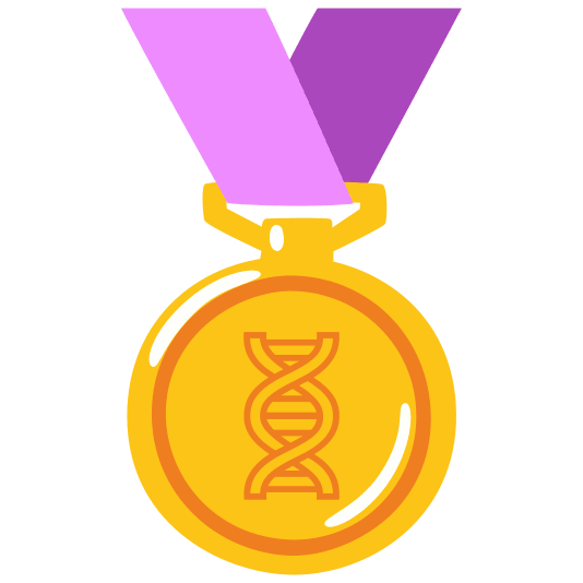 first place medal dna