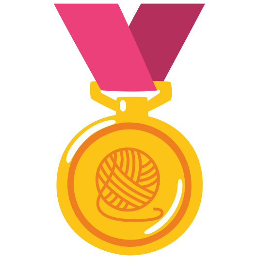 first place medal yarn