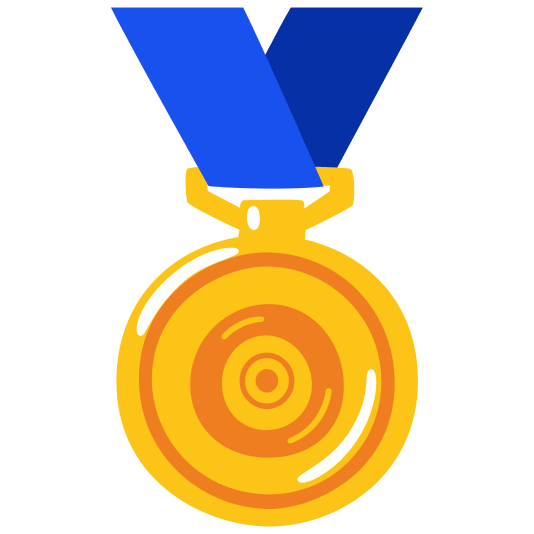 first place medal nazar amulet