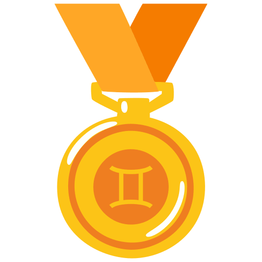 first place medal gemini