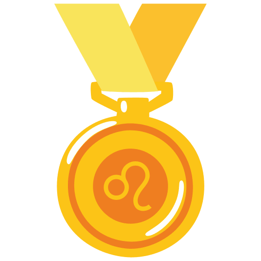 first place medal leo