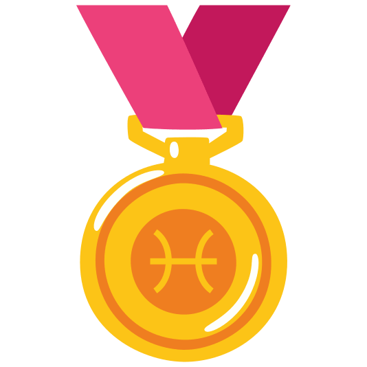 first place medal pisces