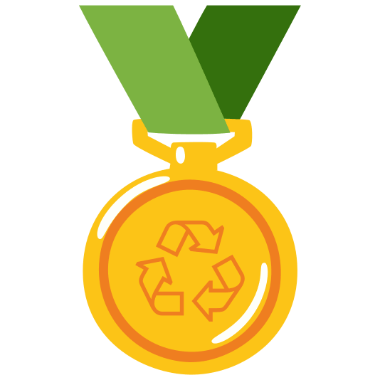 first place medal recycle