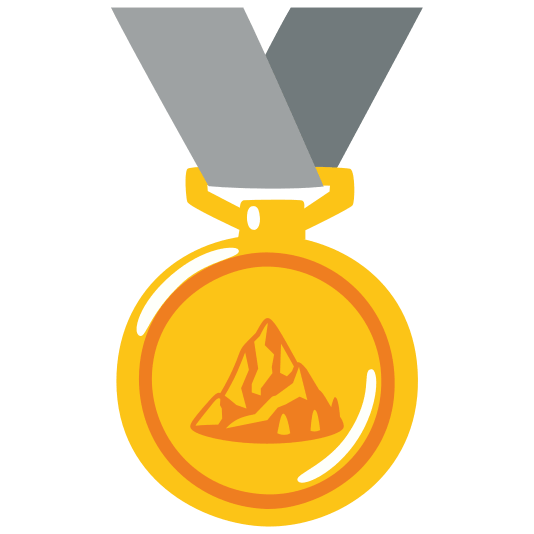 first place medal mountain