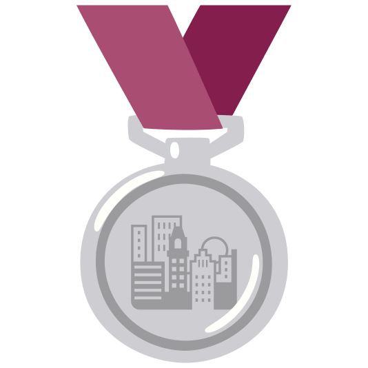 second place medal city sunrise