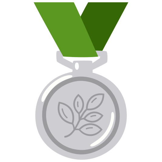 second place medal herb