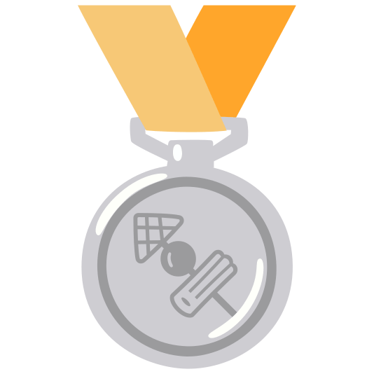 second place medal oden