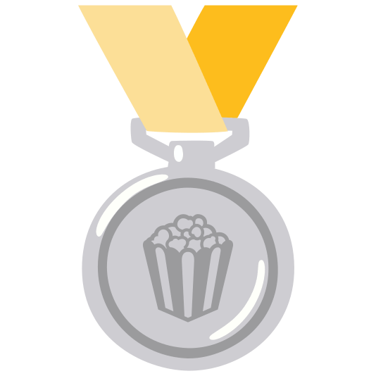 second place medal popcorn