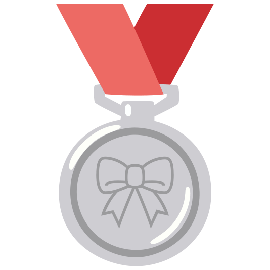 second place medal ribbon
