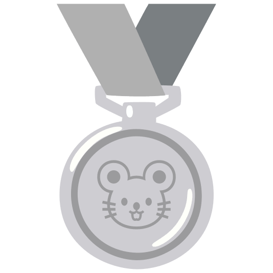 second place medal mouse