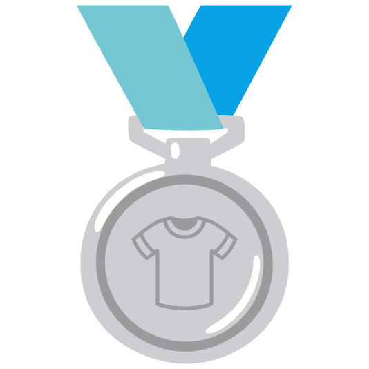second place medal shirt