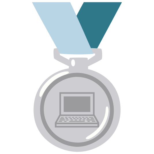 second place medal computer