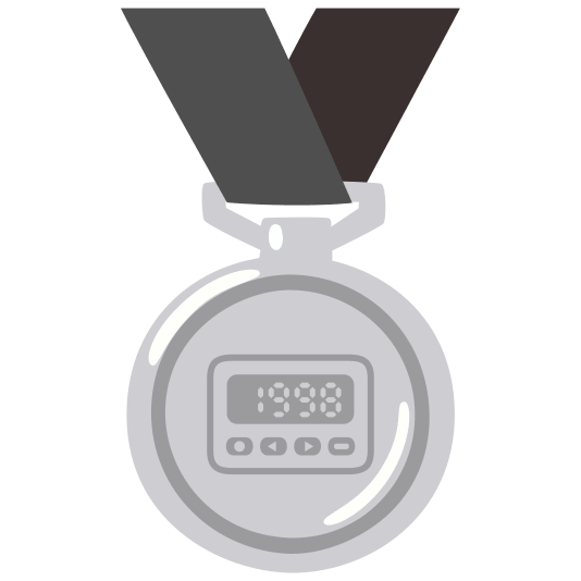 second place medal pager