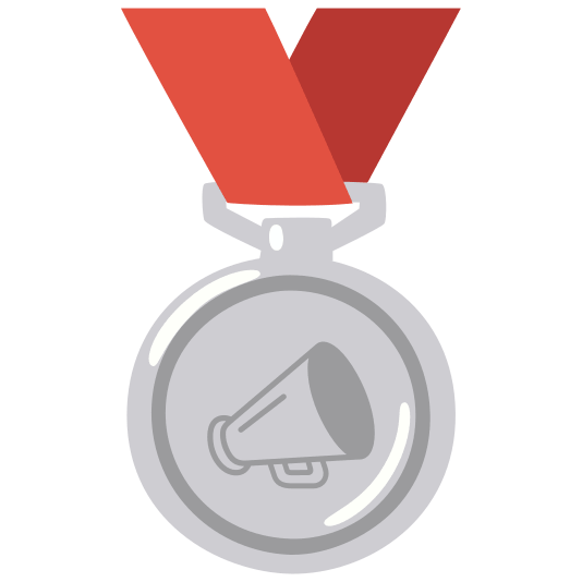 second place medal mega